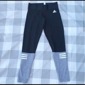 Adidas two tone sock leggings size Medium